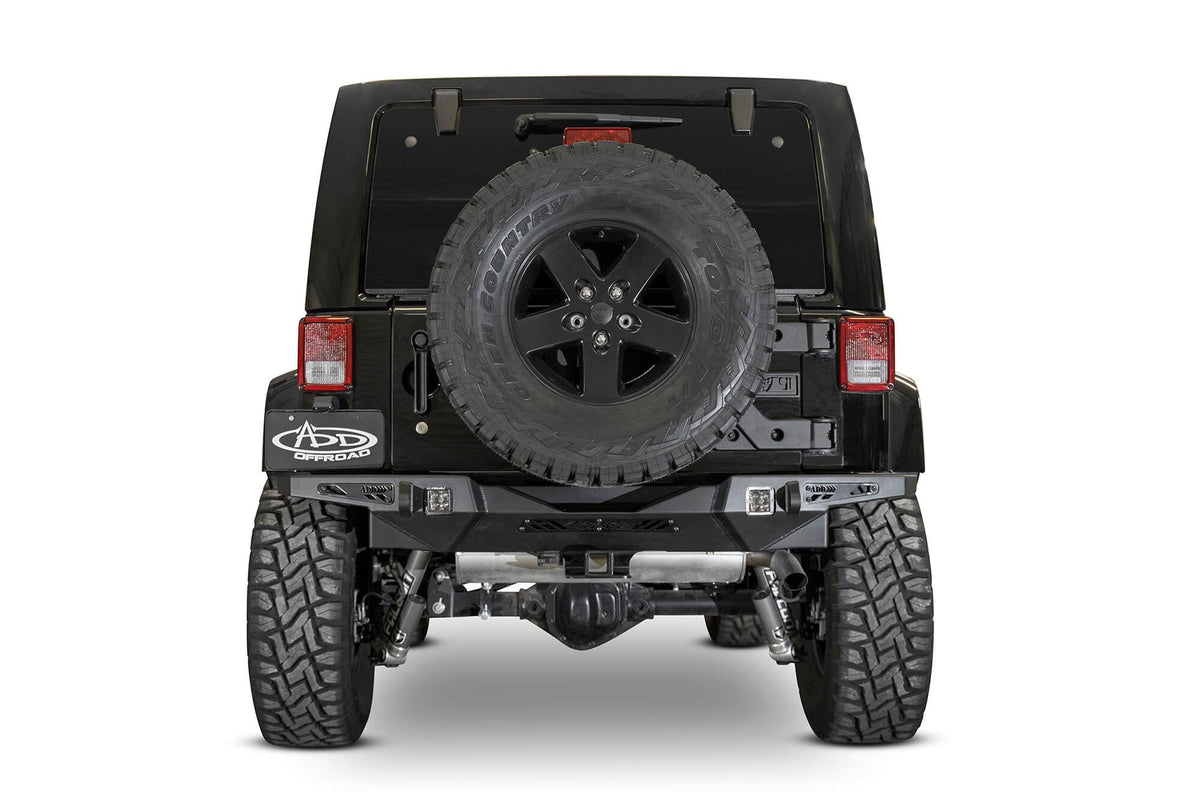 2007-2018 Jeep Wrangler JK Stealth Fighter Rear Bumper - Addictive Desert Designs R951271280103