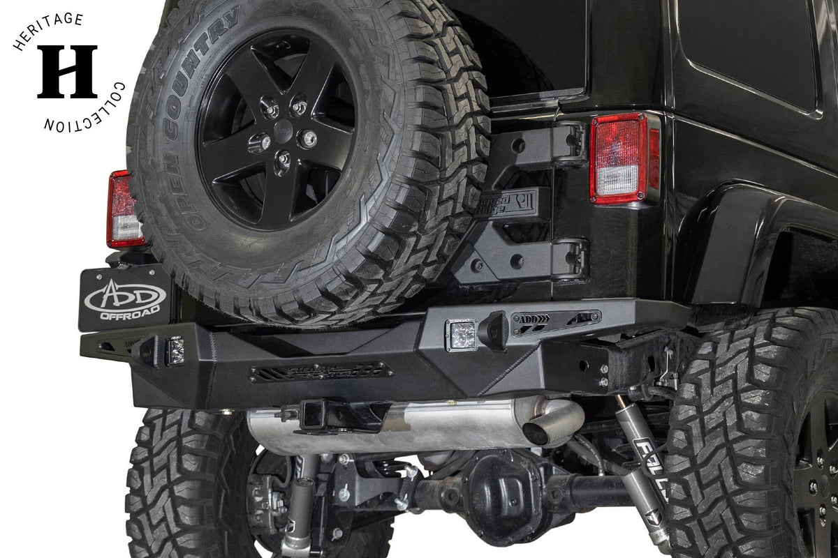 2007-2018 Jeep Wrangler JK Stealth Fighter Rear Bumper - Addictive Desert Designs R951271280103 - view 6