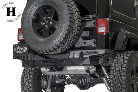 2007-2018 Jeep Wrangler JK Stealth Fighter Rear Bumper - Addictive Desert Designs R951271280103 - view 6