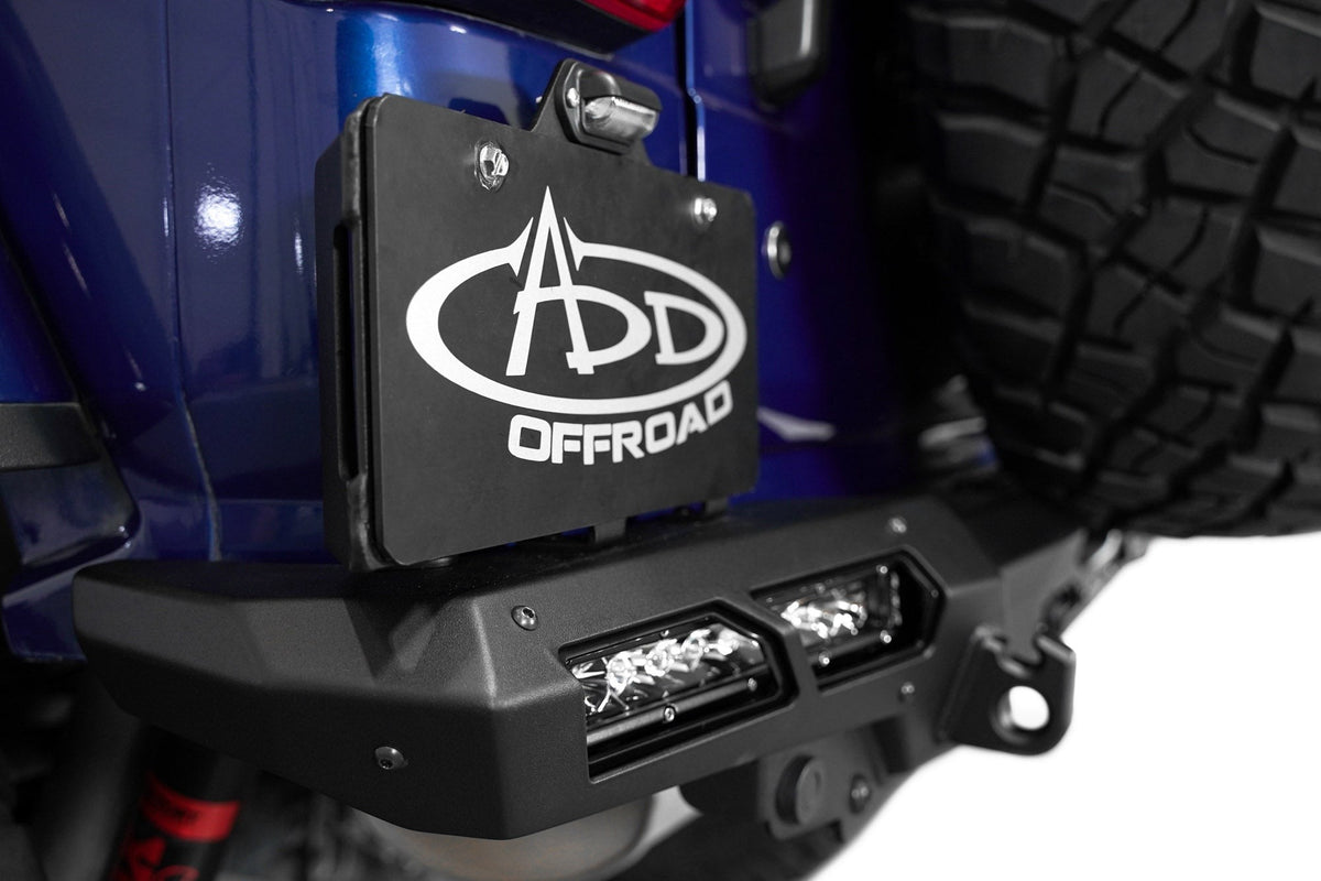 2018-2026 Jeep JL JLU Wrangler Phantom Rear Bumper - Addictive Desert Designs R960191190103 - view 8