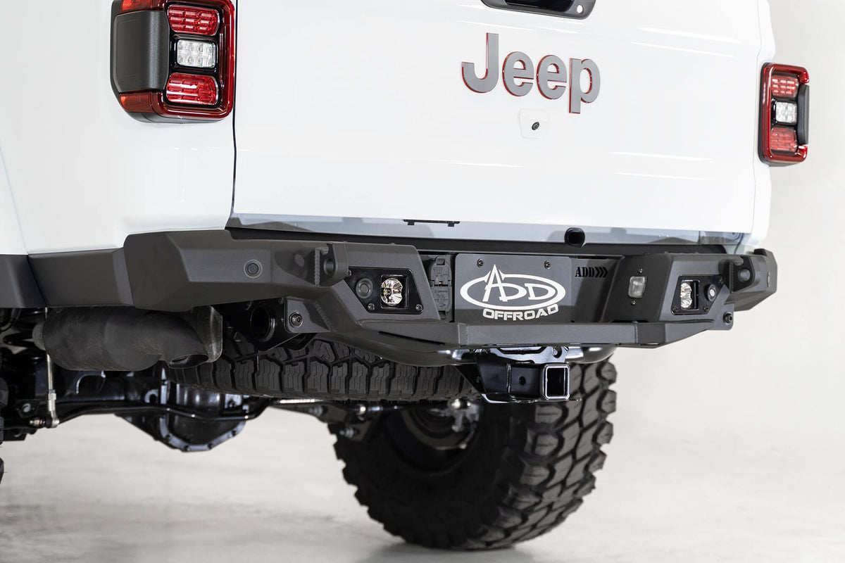 2020-2025 Jeep Gladiator JT Stealth Fighter Rear Bumper - Addictive Desert Designs R971241280103