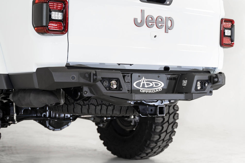 2020-2025 Jeep Gladiator JT Stealth Fighter Rear Bumper - Addictive Desert Designs R971241280103