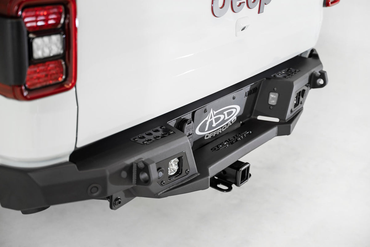 2020-2025 Jeep Gladiator JT Stealth Fighter Rear Bumper - Addictive Desert Designs R971241280103 - view 3