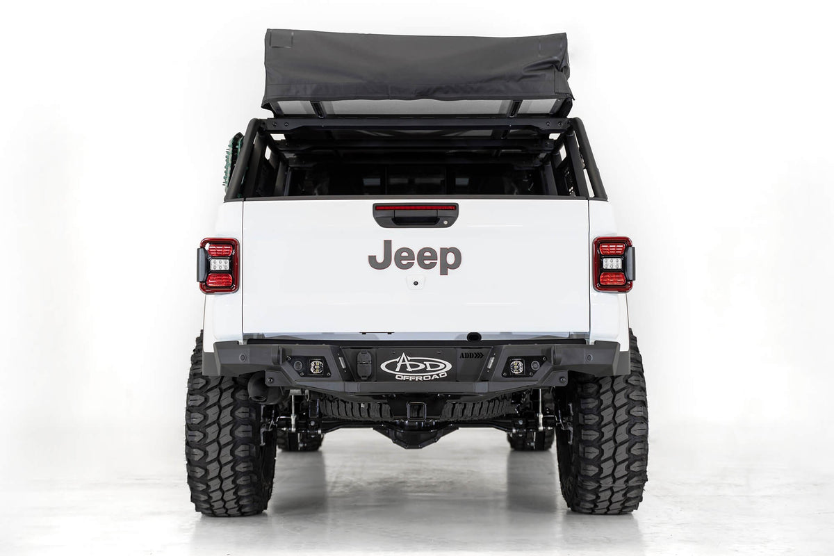 2020-2025 Jeep Gladiator JT Stealth Fighter Rear Bumper - Addictive Desert Designs R971241280103 - view 4