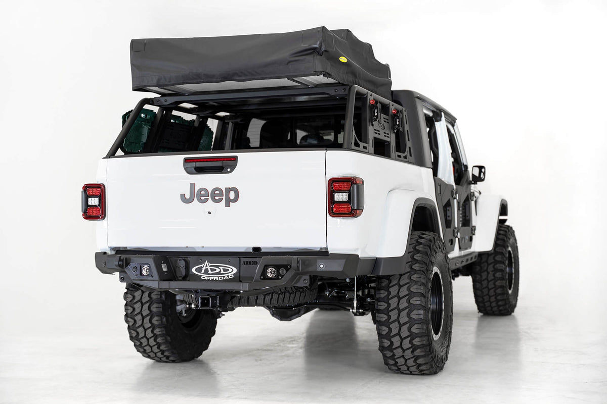 2020-2025 Jeep Gladiator JT Stealth Fighter Rear Bumper - Addictive Desert Designs R971241280103 - view 10