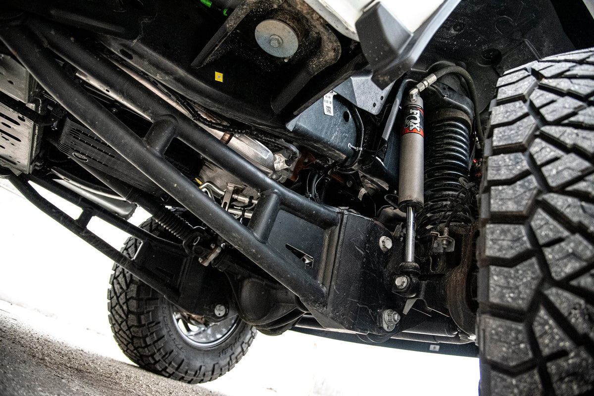 25-26 Ram 3500 4WD (Diesel) 4 Inch Radius Arm Suspension Lift Kit, 3 Inch Rear Lift w/ Overload, Block - Fox 2.5 PES...