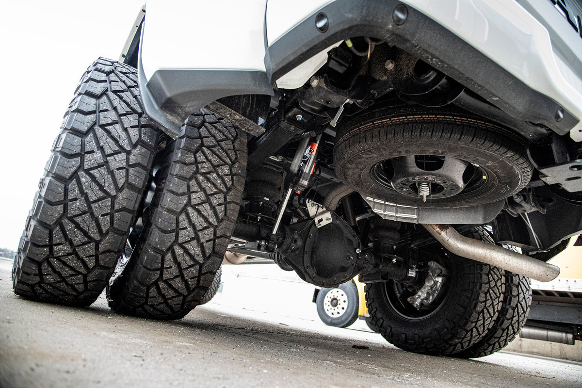 25-26 Ram 3500 (Gas) 4 Inch 4-Link Suspension Lift Kit W/ Indexing Ring, 3 Inch Rear Lift w/o Overload, Block - Fox 2.5...
