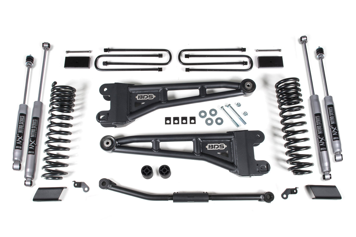 2.5 Inch Lift Kit w/ Radius Arm | Ford F450 Super Duty (23-26) - BDS Suspension BDS1306H