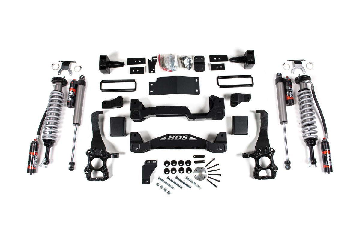 4 Inch Lift Kit | FOX 2.5 Performance Elite Coil-Over | Ford F150 (15-20) 4WD - BDS Suspension BDS1590FPE