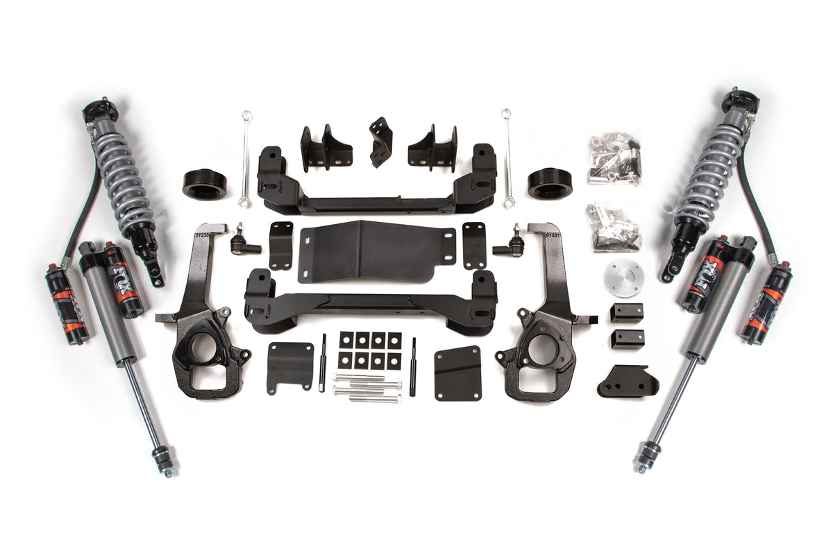 09-11 Ram 1500 4WD 4 Inch Suspension Lift Kit, 2 Inch Rear Lift, Spacer - Fox 2.5 Performance Elite Series C/O, Fox 2.0...