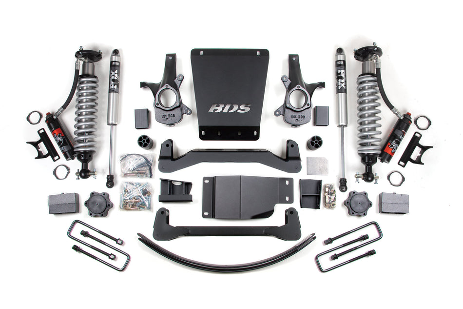 6 Inch Lift Kit | FOX Performance Elite Coil-Over | Chevy Silverado or GMC Sierra 1500 (07-13) 4WD - BDS Suspension BDS176PES