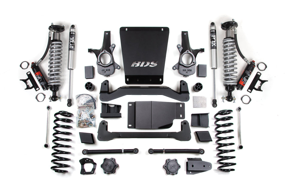 6 Inch Lift Kit | FOX 2.5 Performance Elite Coil-Over | Chevy/GMC Avalanche, Surburban, Tahoe, or Yukon 1500 (07-14) 4WD...