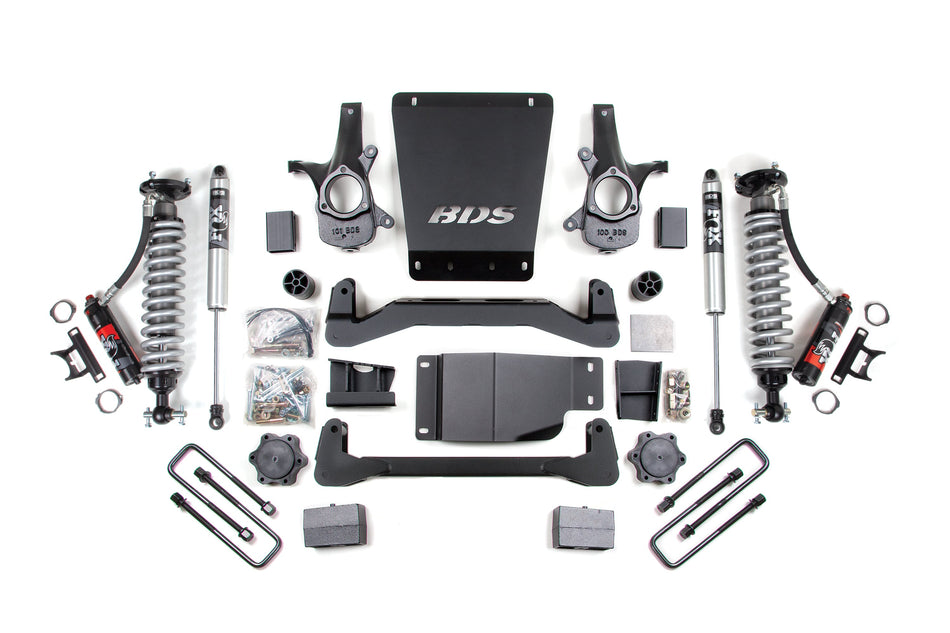 4 Inch Lift Kit | FOX Performance Elite Coil-Over | Chevy Silverado or GMC Sierra 1500 (07-13) 4WD - BDS Suspension BDS184PES