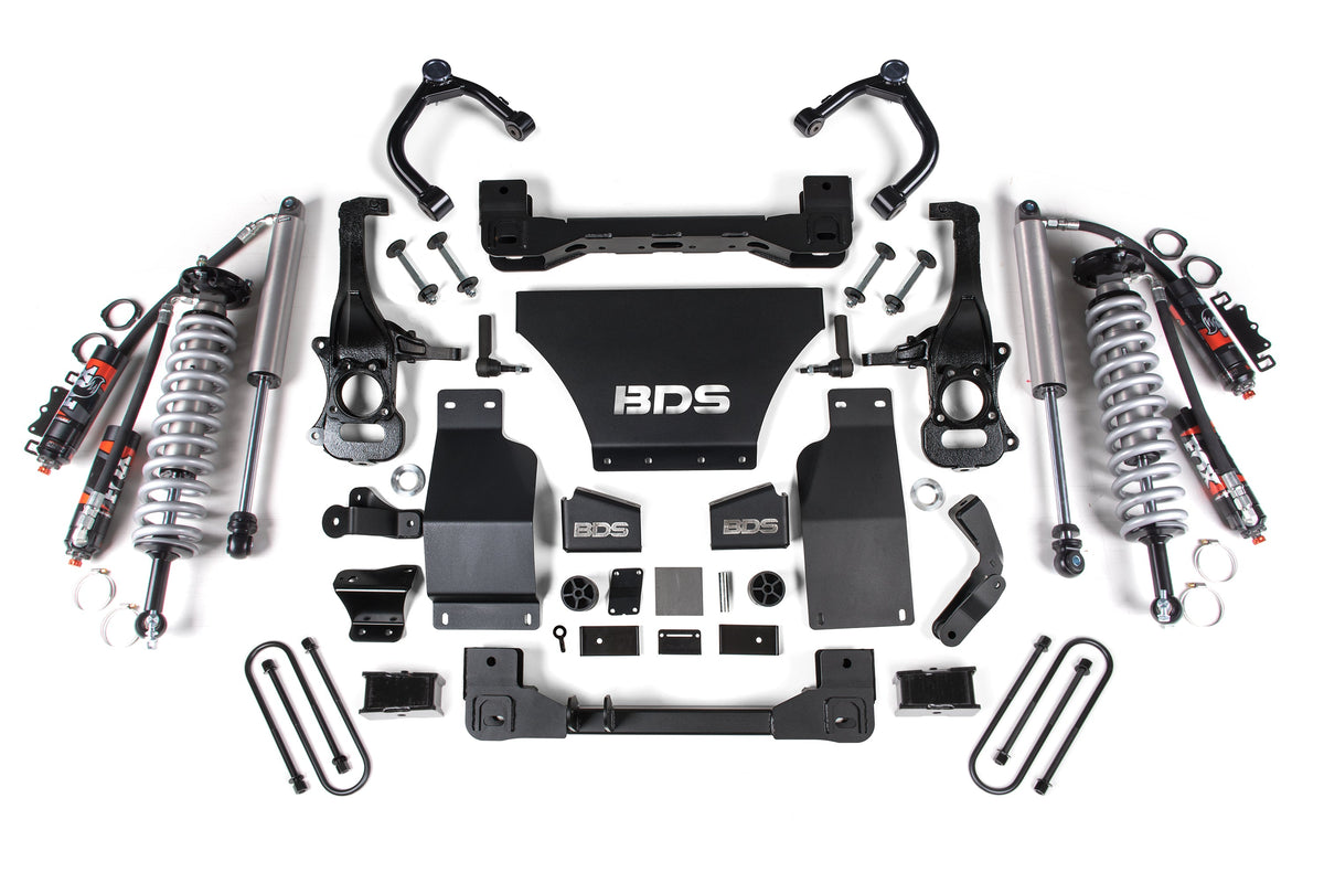 4 Inch Lift Kit | FOX 2.5 Performance Elite Coil-Over | Chevy Silverado or GMC Sierra 1500 (25-26) 4WD | Gas - BDS...