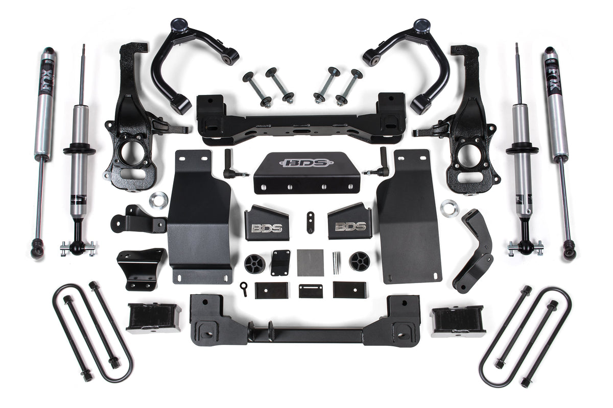 4 Inch Lift Kit | Chevy Silverado or GMC Sierra 1500 (25-26) 4WD | Diesel - BDS Suspension BDS1853H