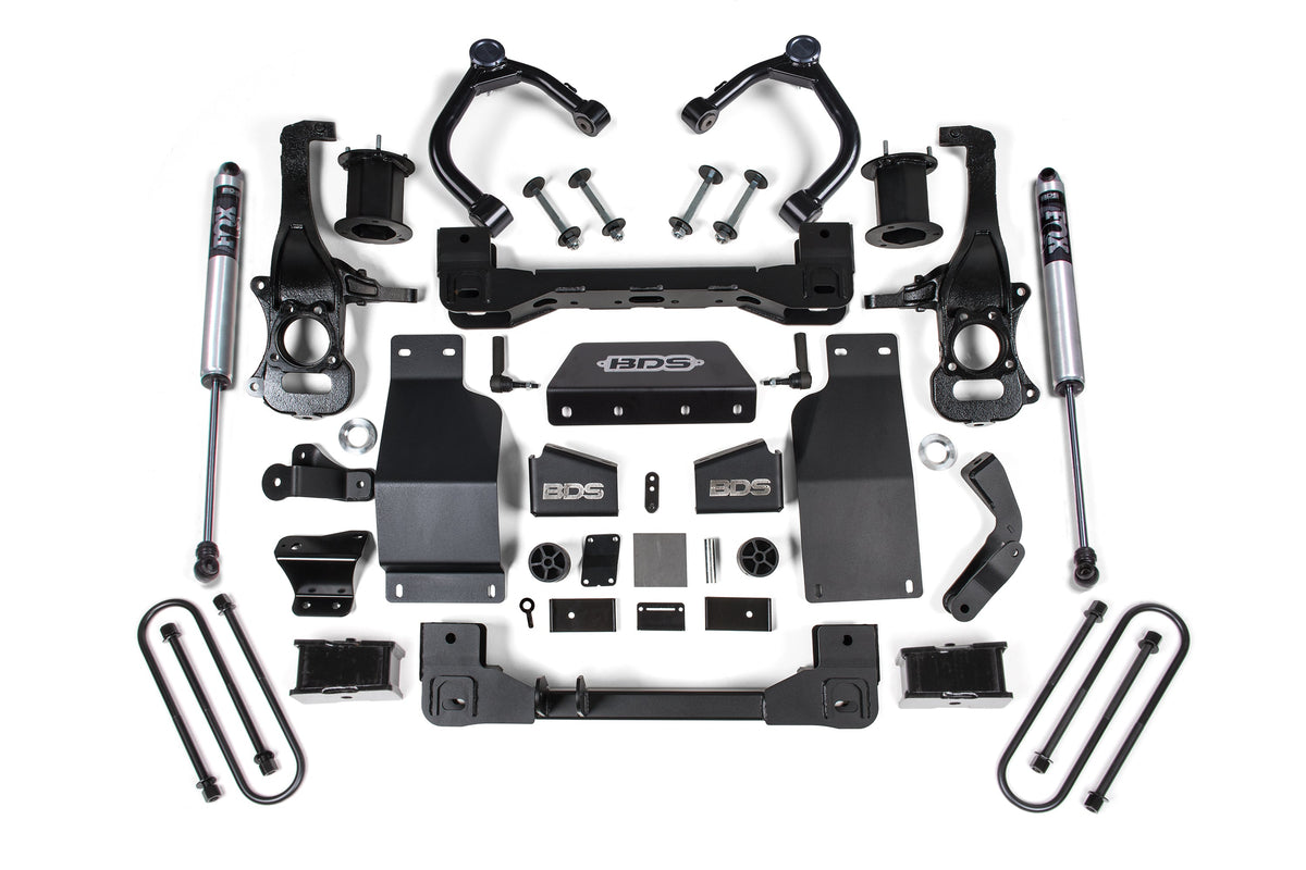 4 Inch Lift Kit | Chevy Silverado or GMC Sierra 1500 (25-26) 4WD | Diesel - BDS Suspension BDS1853FSR