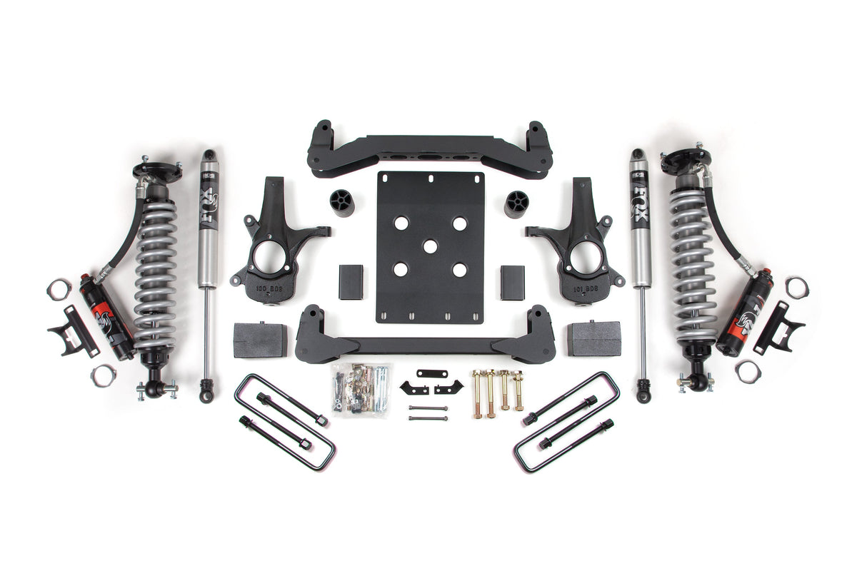 4 Inch Lift Kit | FOX Performance Elite Coil-Over | Chevy Silverado or GMC Sierra 1500 (07-13) 2WD - BDS Suspension BDS186PES
