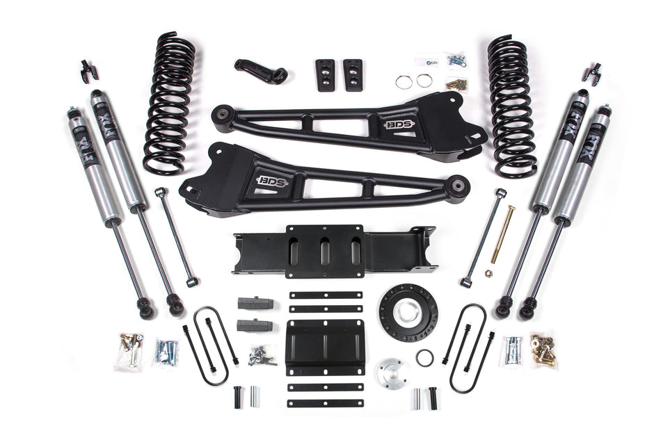 6 Inch Lift Kit w/ Radius Arm | Ram 3500 (13-18) 4WD | Diesel - BDS Suspension BDS2134FPE