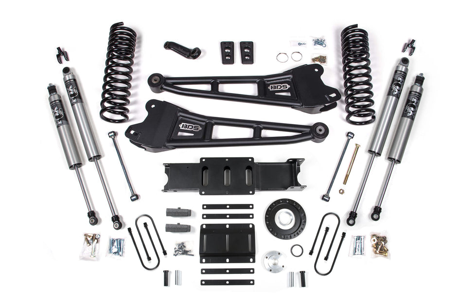 6 Inch Lift Kit w/ Radius Arm | Ram 3500 (13-18) 4WD | Diesel - BDS Suspension BDS2134H