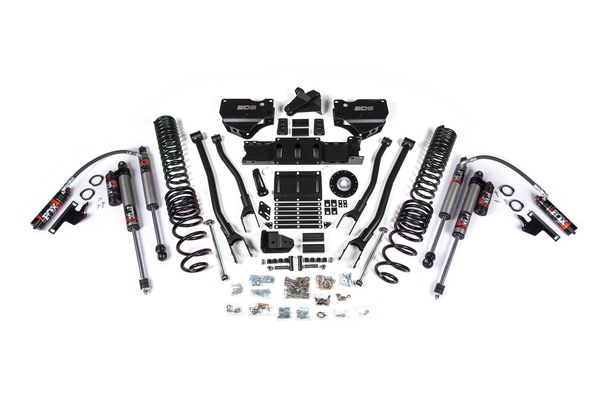 2025 Ram 2500 4WD (Diesel) 6 Inch 4-Link Suspension Lift Kit, 4.5 Inch Rear Lift, Coil Spring - Fox 2.5 PES C/O, Fox 2.5...