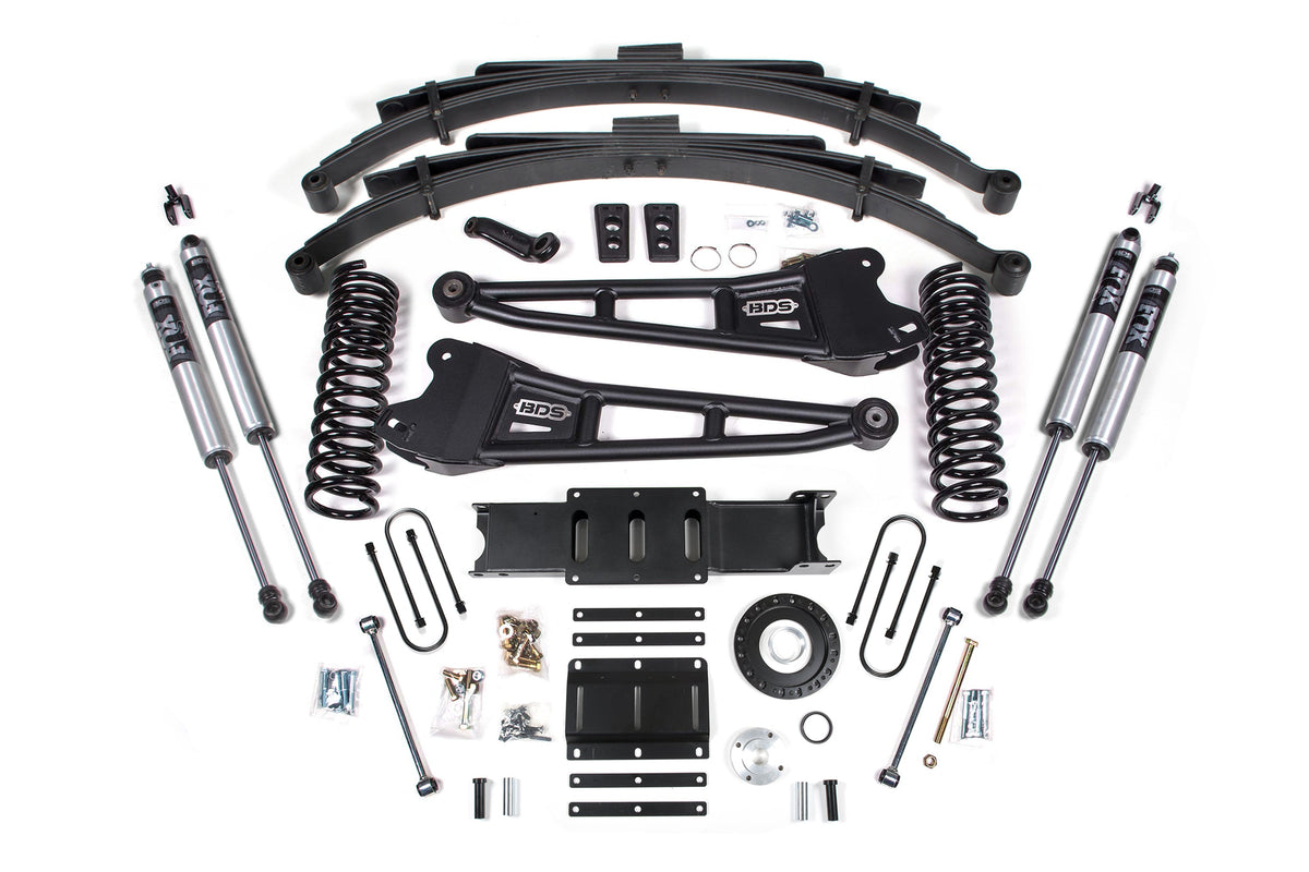 6 Inch Lift Kit w/ Radius Arm | Ram 3500 (13-18) 4WD | Diesel - BDS Suspension BDS2139FPE