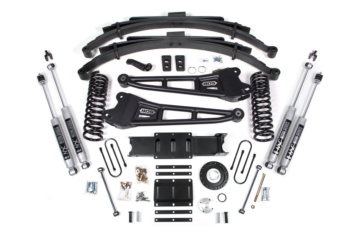 6 Inch Lift Kit w/ Radius Arm | Ram 3500 (13-18) 4WD | Diesel - BDS Suspension BDS2139FS