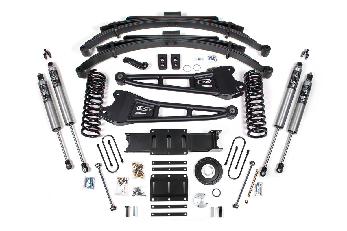 6 Inch Lift Kit w/ Radius Arm | Ram 3500 (13-18) 4WD | Diesel - BDS Suspension BDS2139H