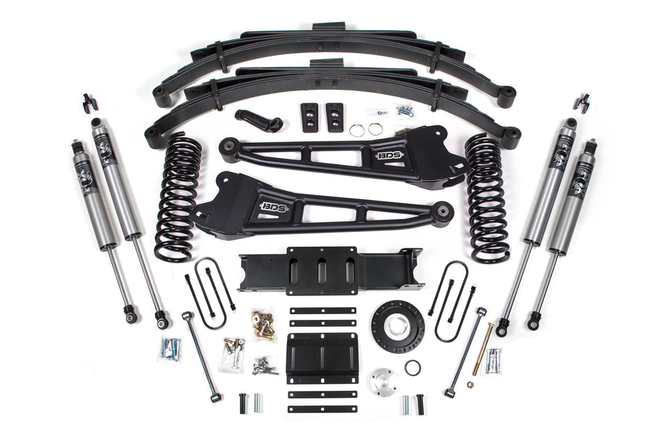 6 Inch Lift Kit w/ Radius Arm | Ram 3500 (13-18) 4WD | Diesel - BDS Suspension BDS2139H
