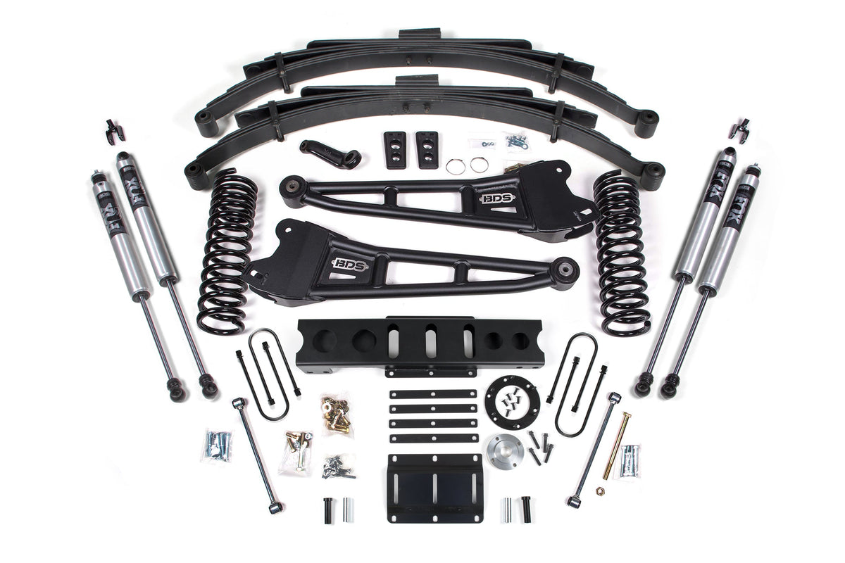 6 Inch Lift Kit w/ Radius Arm | Ram 3500 (13-18) 4WD | Diesel - BDS Suspension BDS2140FPE