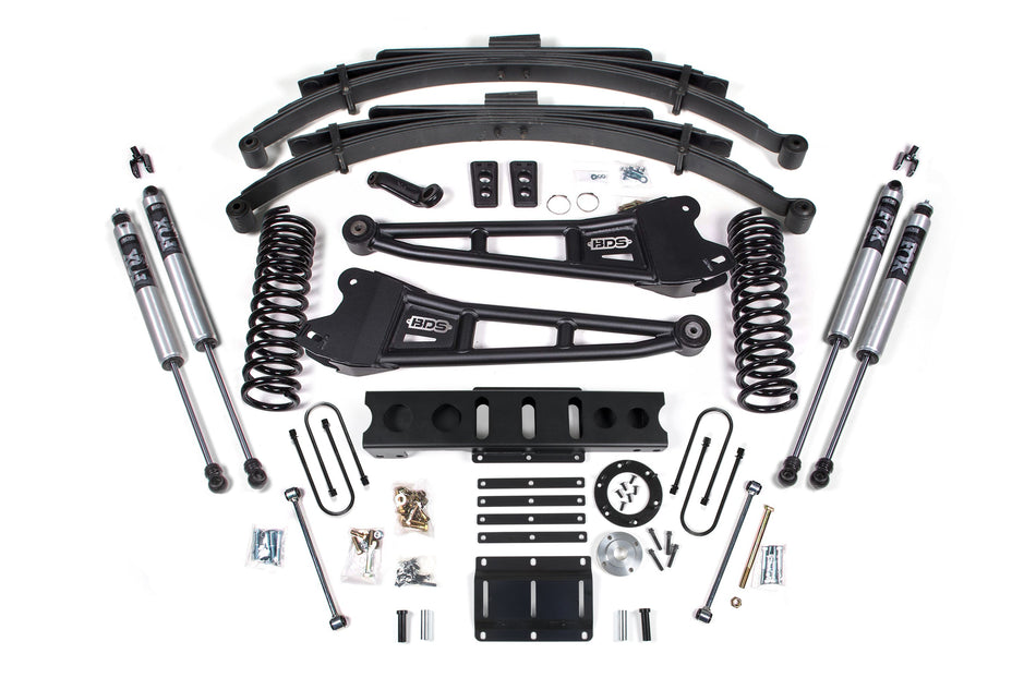 6 Inch Lift Kit w/ Radius Arm | Ram 3500 (13-18) 4WD | Diesel - BDS Suspension BDS2140FPE