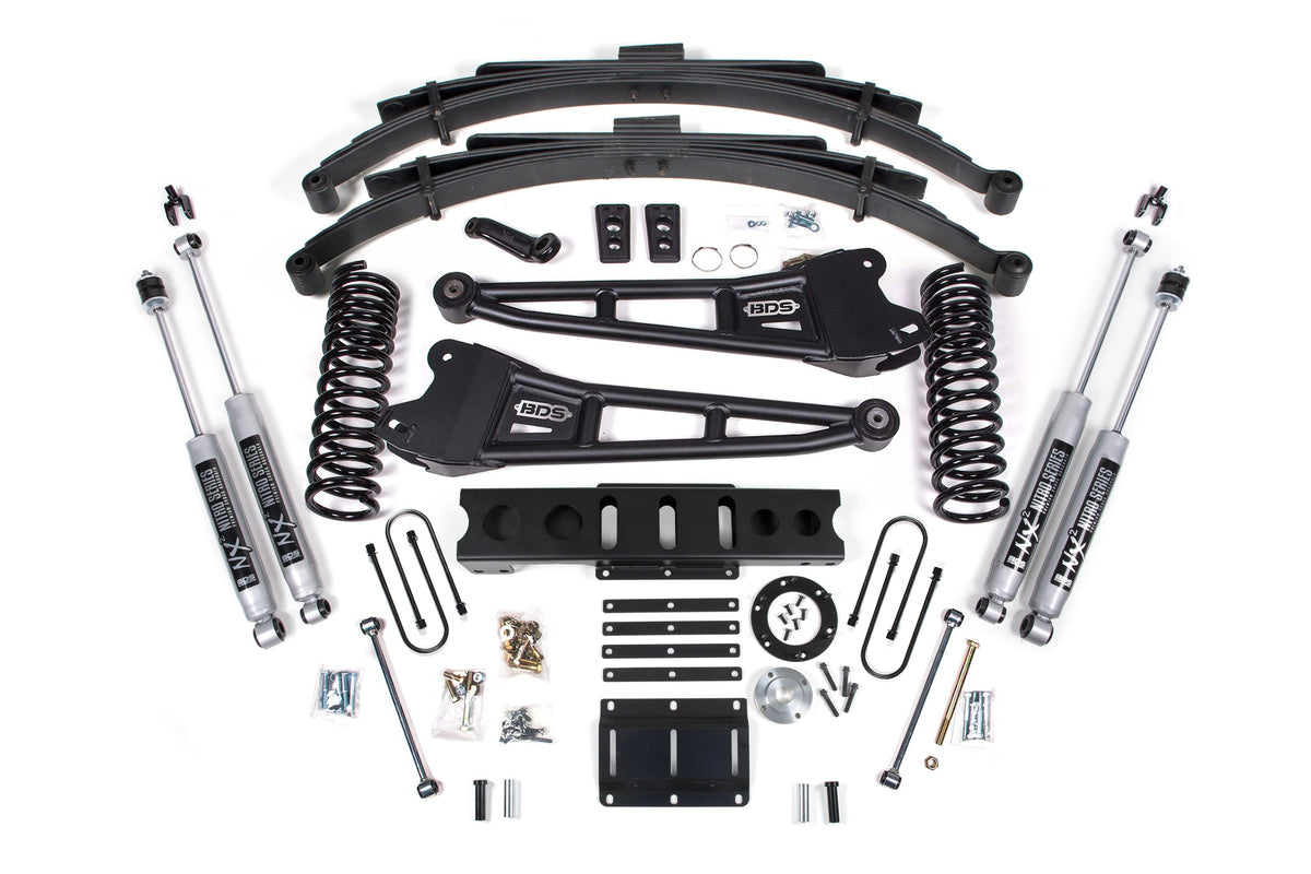 6 Inch Lift Kit w/ Radius Arm | Ram 3500 (13-18) 4WD | Diesel - BDS Suspension BDS2140FS