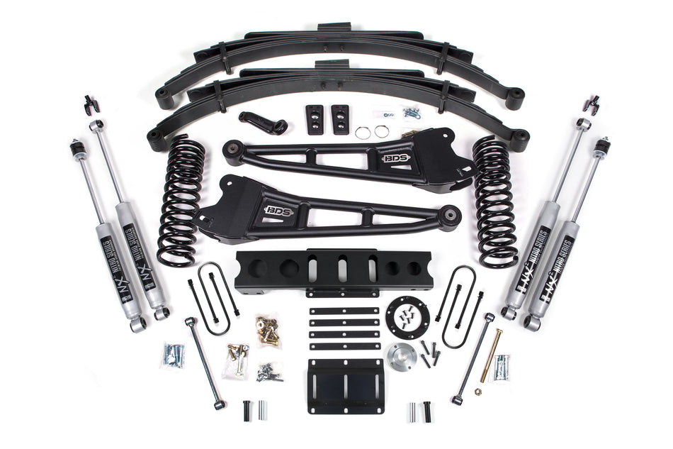 6 Inch Lift Kit w/ Radius Arm | Ram 3500 (13-18) 4WD | Diesel - BDS Suspension BDS2140FS