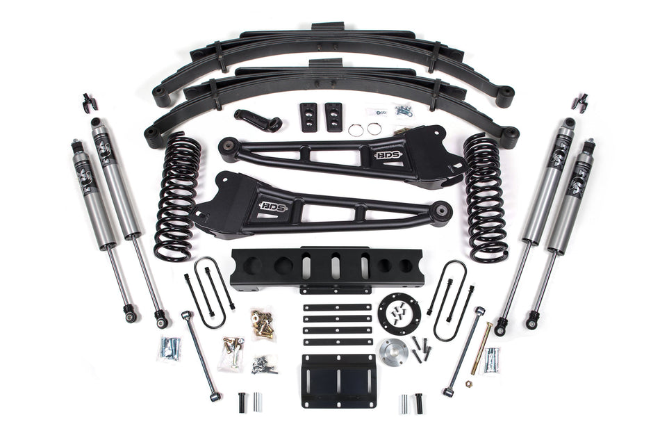 6 Inch Lift Kit w/ Radius Arm | Ram 3500 (13-18) 4WD | Diesel - BDS Suspension BDS2140H