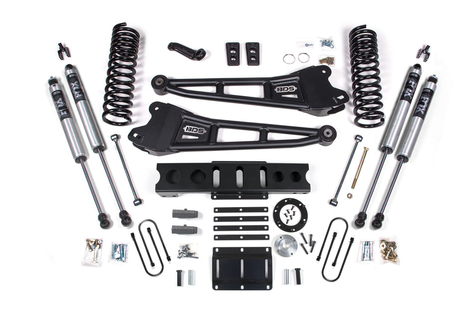 6 Inch Lift Kit w/ Radius Arm | Ram 3500 (13-18) 4WD | Diesel - BDS Suspension BDS2141FPE