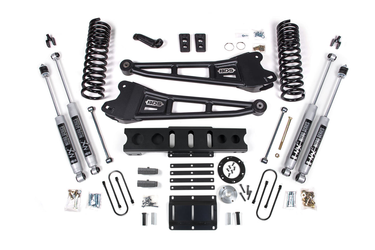 6 Inch Lift Kit w/ Radius Arm | Ram 3500 (13-18) 4WD | Diesel - BDS Suspension BDS2141FS