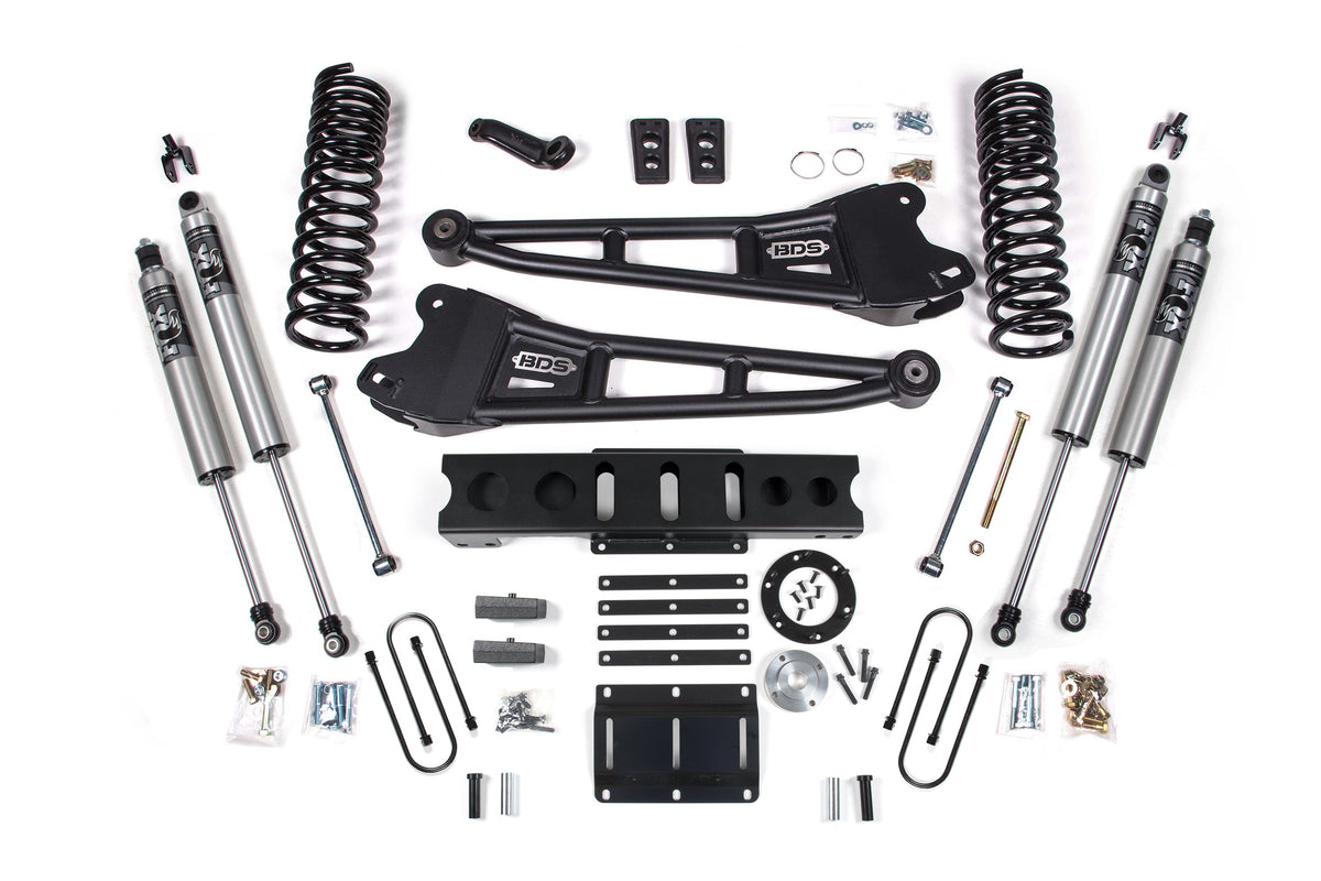 6 Inch Lift Kit w/ Radius Arm | Ram 3500 (13-18) 4WD | Diesel - BDS Suspension BDS2141H