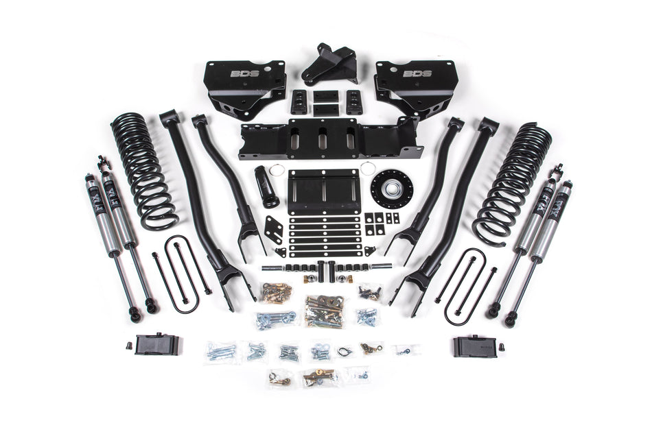 25-26 Ram 3500 (Diesel) 4 Inch 4-Link Suspension Lift Kit W/ Indexing Ring, 3 Inch Rear Lift w/ Overload, Block - NX2...