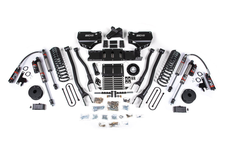 25-26 Ram 3500 (Diesel) 4 Inch 4-Link Suspension Lift Kit, 2 Inch Rear Lift, Block W/O Overload - Fox 2.5 PES C/O and Fox...