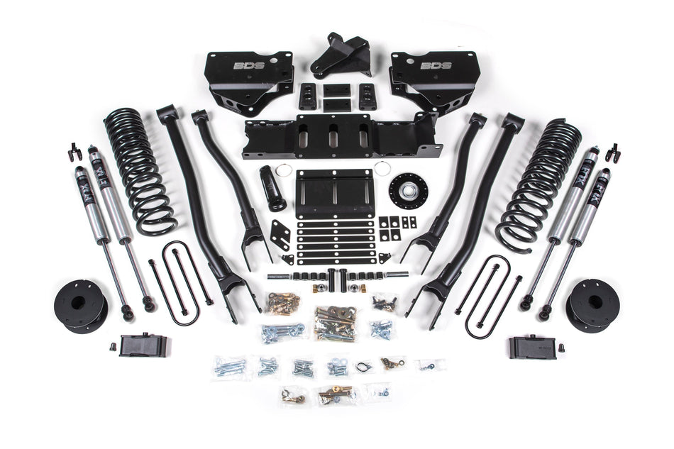 25-26 Ram 3500 (Gas) 4 Inch 4-Link Suspension Lift Kit W/ Indexing Ring, 2 Inch Rear Lift w/o Overload, Block - NX2...