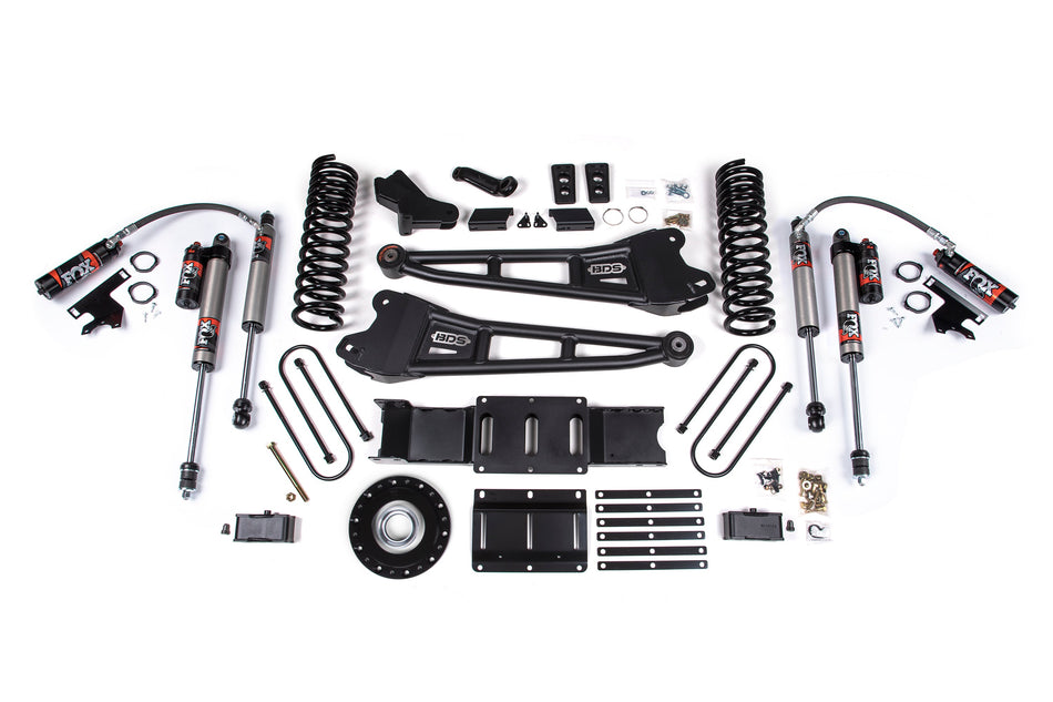 25-26 Ram 3500 (Diesel) 4 Inch Radius Arm Suspension Lift Kit W/ Indexing Ring, 3 Inch Rear Lift w/o Overload, Block -...