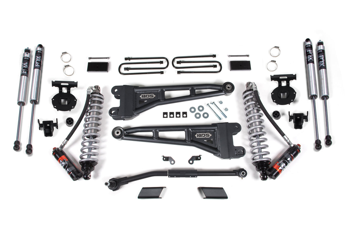 3 Inch Lift Kit w/ Radius Arm | FOX 2.5 Coilover Conversion - Performance Elite | Ford F250/F350 Super Duty (23-26) 4WD -...