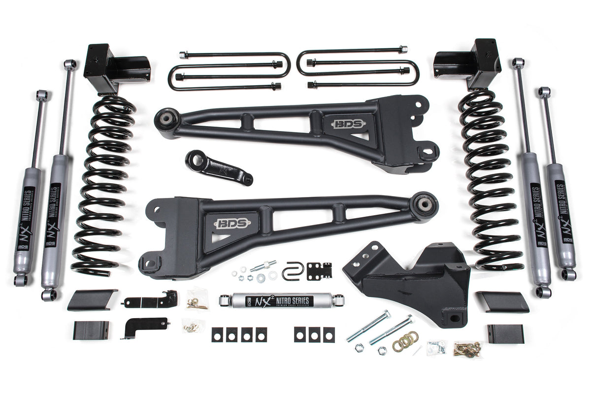 5 Inch Lift Kit w/ Radius Arm | Ford F250/F350 Super Duty (23-26) 4WD | Gas - BDS Suspension BDS2204FS