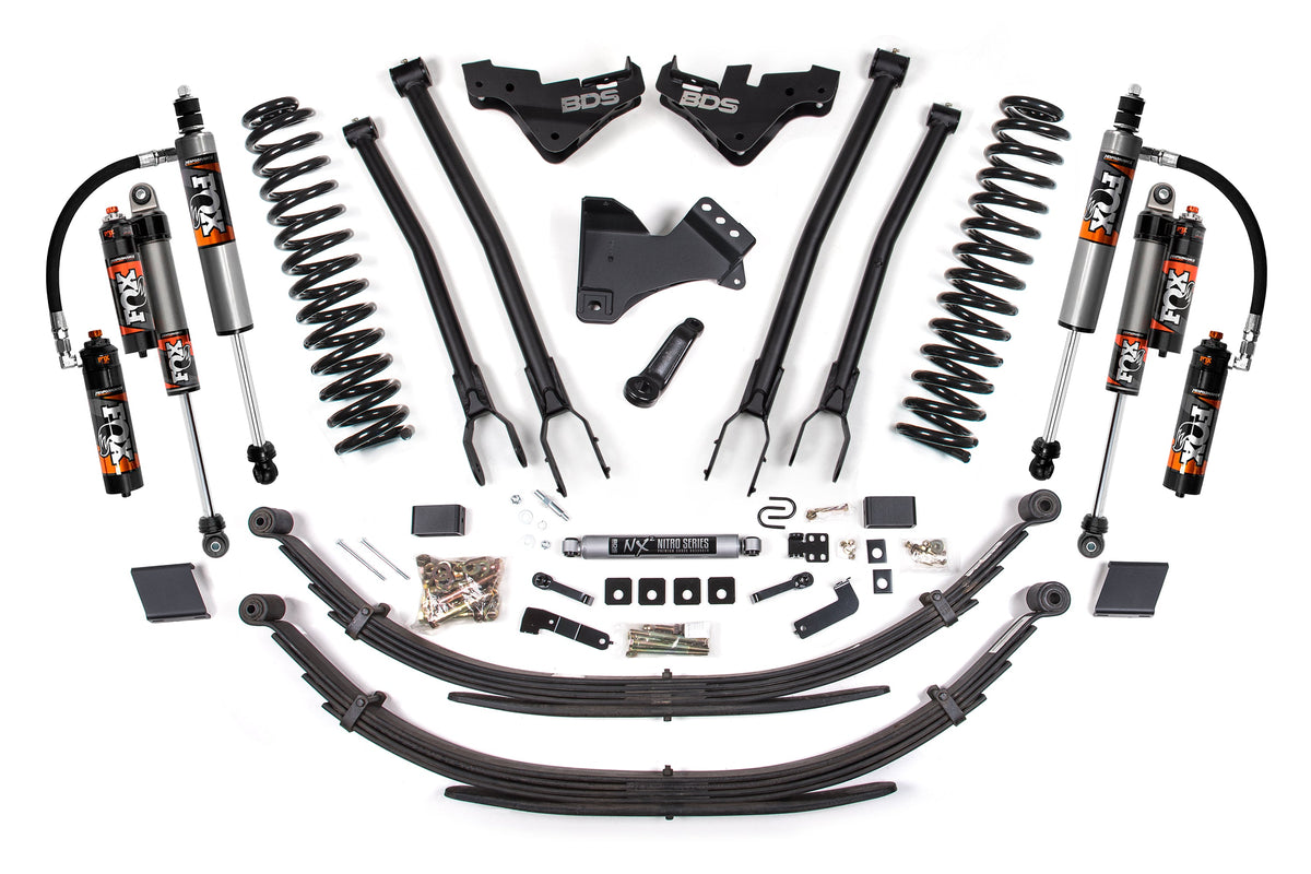 5 Inch Lift Kit w/ 4-Link | Ford F250/F350 Super Duty (23-26) 4WD | Diesel - BDS Suspension BDS2264FPE