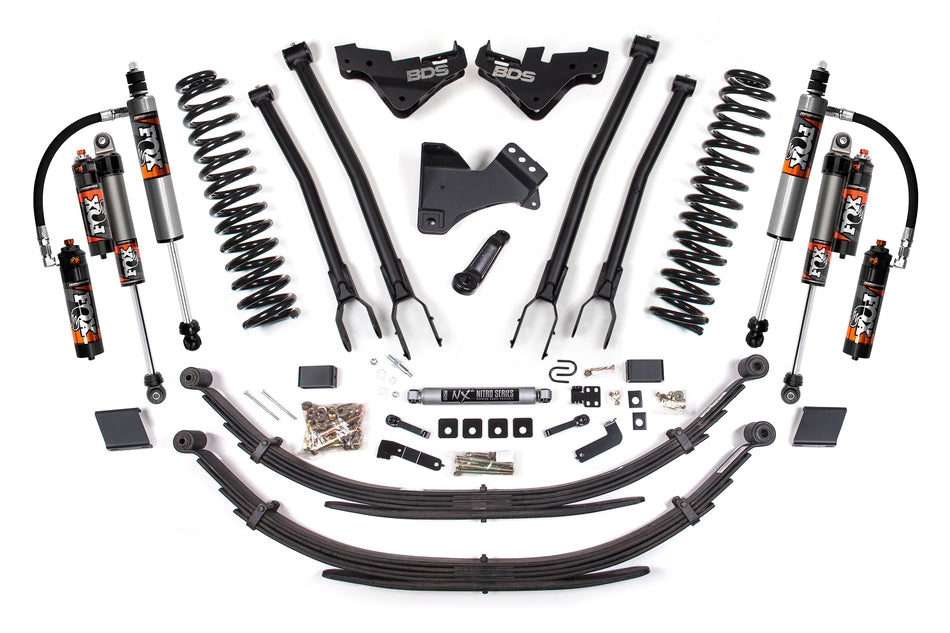 5 Inch Lift Kit w/ 4-Link | Ford F250/F350 Super Duty (23-26) 4WD | Diesel - BDS Suspension BDS2264FPE