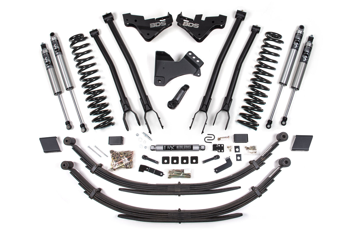 5 Inch Lift Kit w/ 4-Link | Ford F250/F350 Super Duty (23-26) 4WD | Diesel - BDS Suspension BDS2264FS