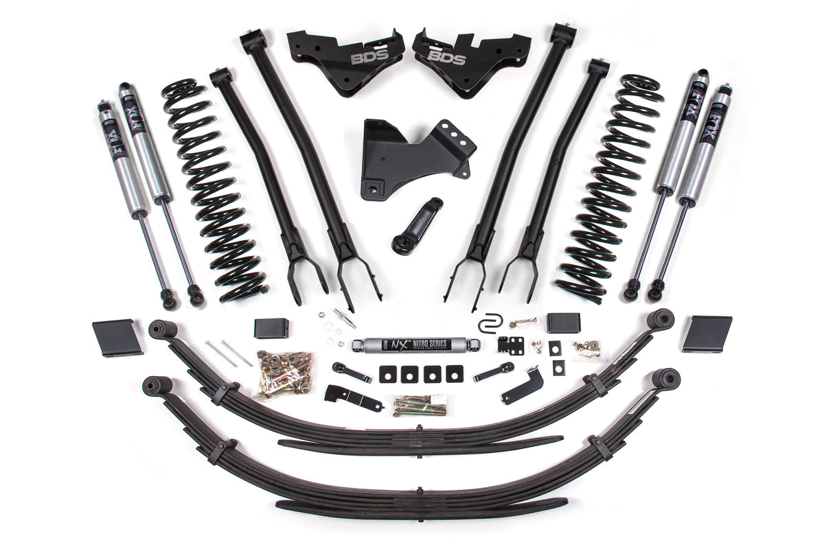 5 Inch Lift Kit w/ 4-Link | Ford F250/F350 Super Duty (23-26) 4WD | Diesel - BDS Suspension BDS2264H