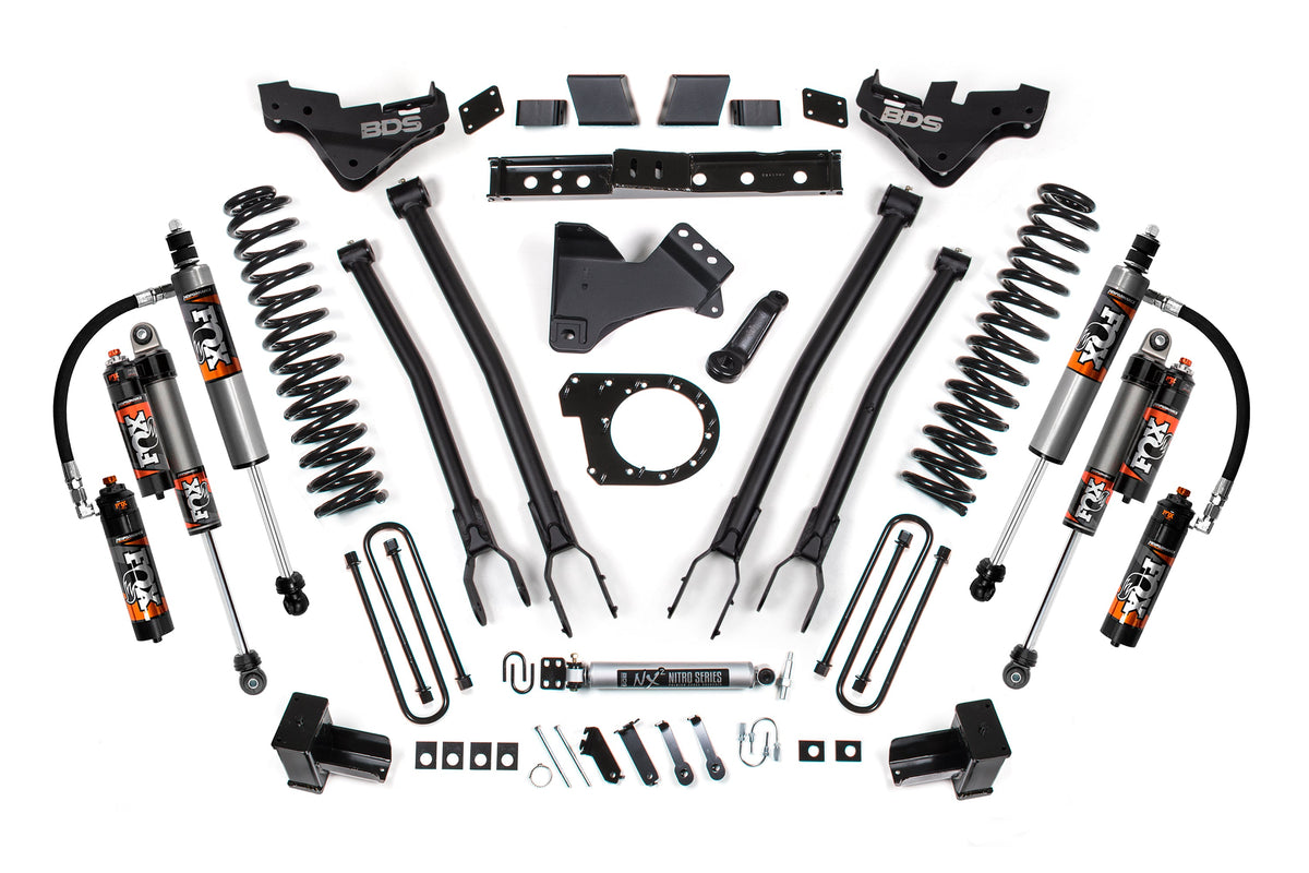 7 Inch Lift Kit w/ 4-Link | Ford F250/F350 Super Duty (23-26) 4WD | Diesel - BDS Suspension BDS2253FPE