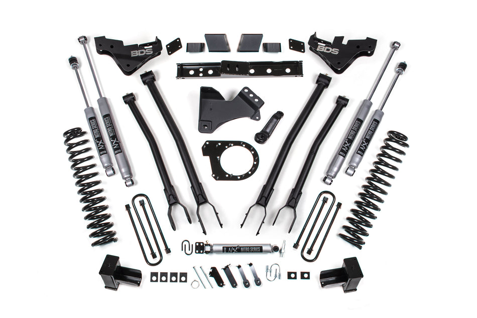7 Inch Lift Kit w/ 4-Link | Ford F350 Super Duty DRW (23-26) 4WD | Diesel - BDS Suspension BDS2254FPE