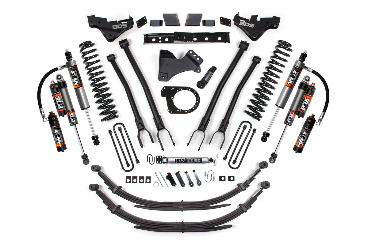 7 Inch Lift Kit w/ 4-Link | Ford F250/F350 Super Duty (23-26) 4WD | Diesel - BDS Suspension BDS2253H