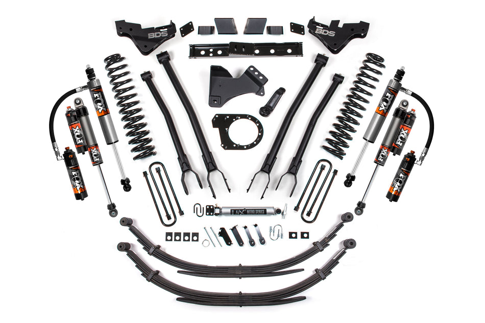 7 Inch Lift Kit w/ 4-Link | Ford F250/F350 Super Duty (23-26) 4WD | Diesel - BDS Suspension BDS2253H